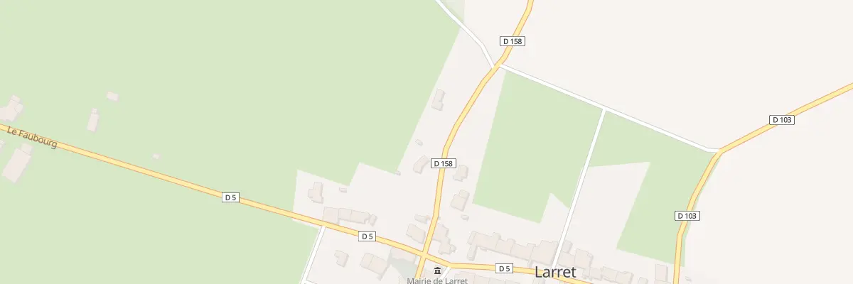 Plan du 3 Rue du Lavoir à Larret