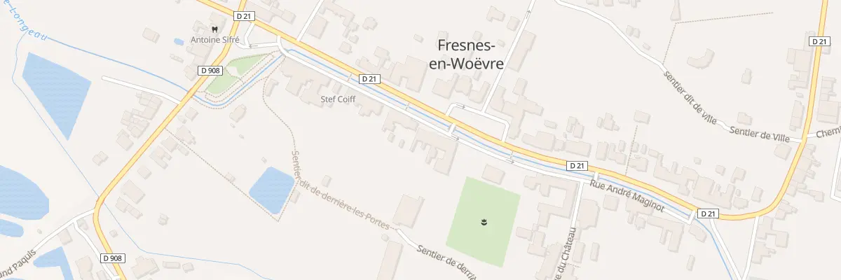 Plan du 1 Rue Andre Maginot à Fresnes-en-Woëvre