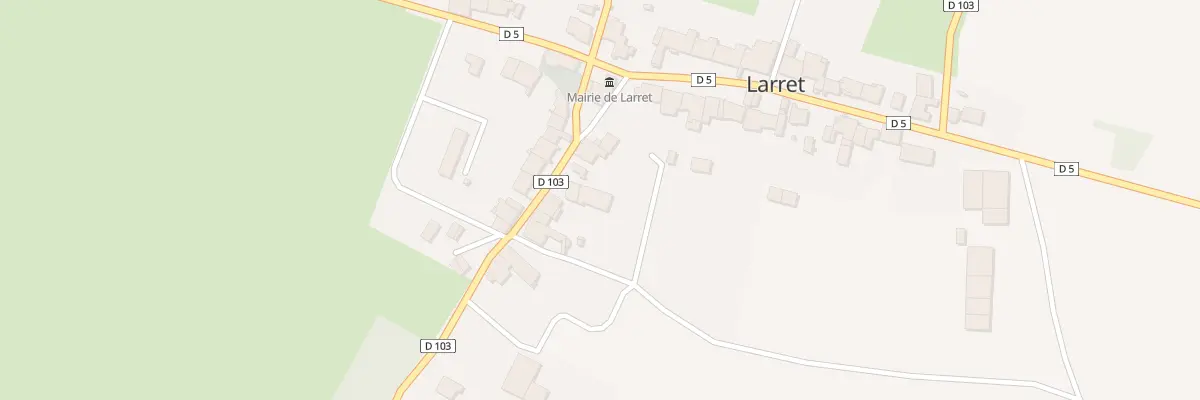 Plan du 9 Rue des Chailles à Larret