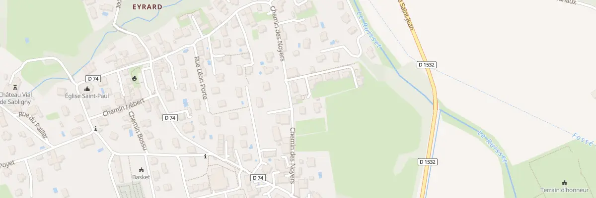 Plan du 30 Rue François Jorquera à Noyarey