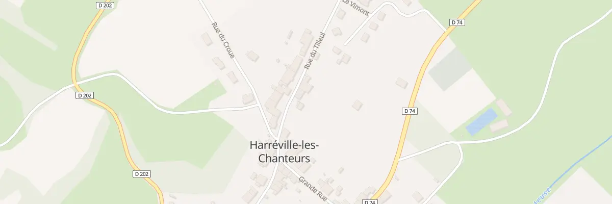 Plan du 14 Rue du Tilleul à Harréville-les-Chanteurs