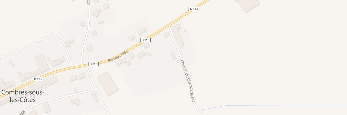 Plan du 5 Rue des Pres à Combres-sous-les-Côtes