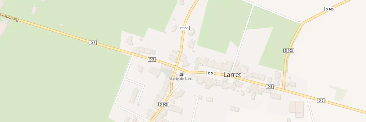 Plan du 24 Voie Romaine à Larret