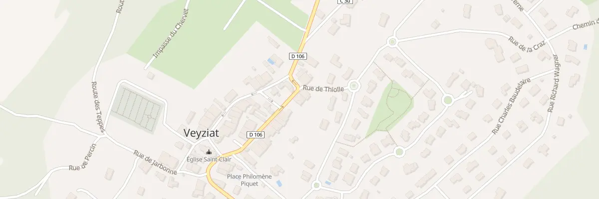 Plan du 31 Rue Edouard Herriot à Oyonnax