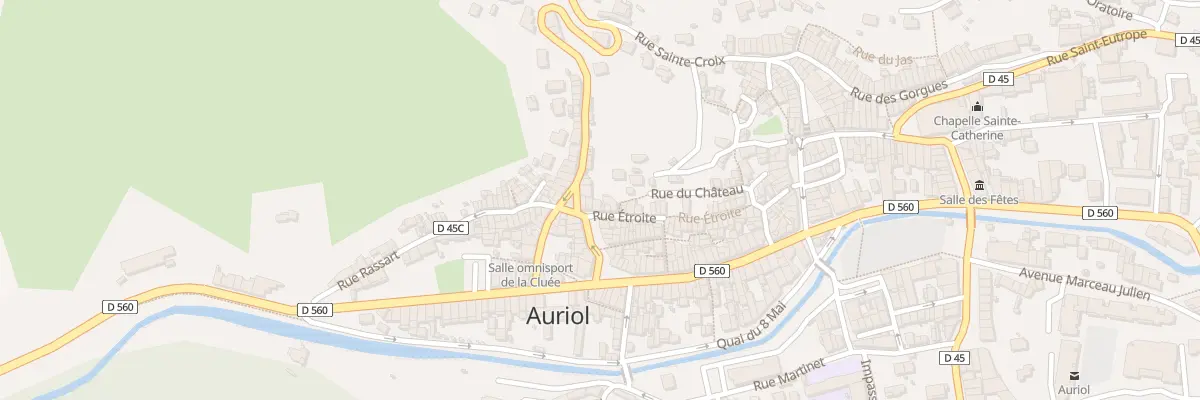 Plan du 9015 Rue Etroite à Auriol