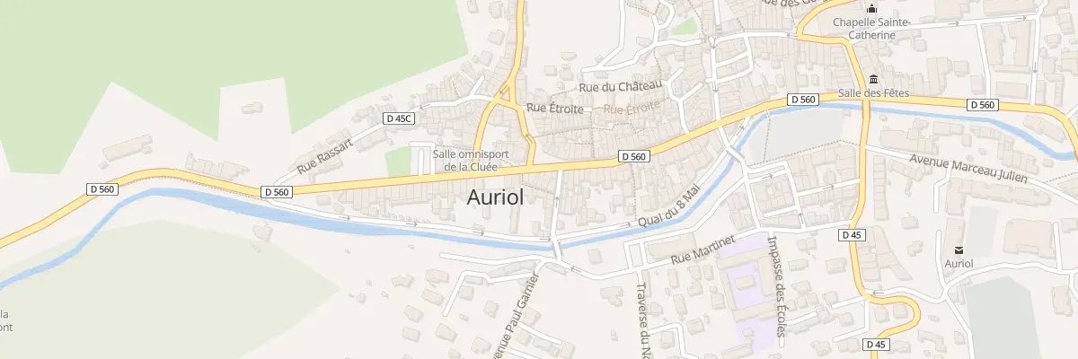 Plan du 58 Rue Grande à Auriol