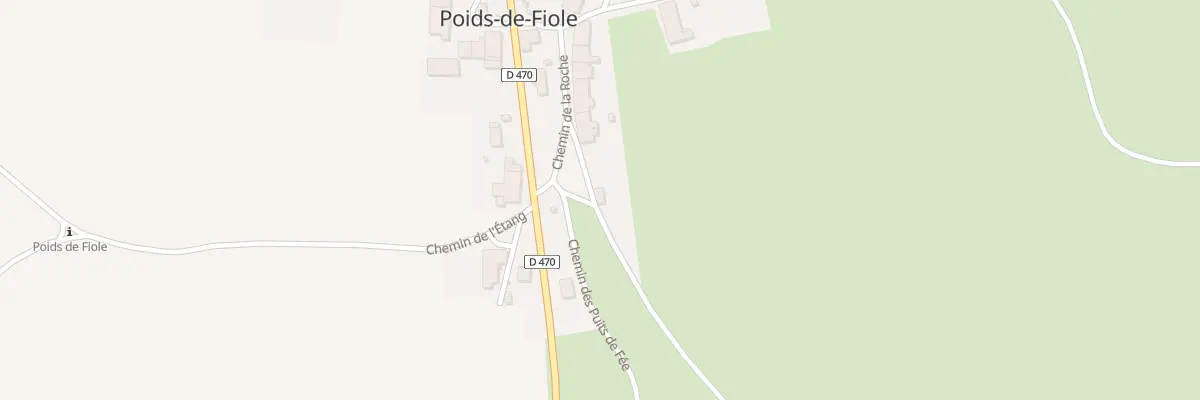 Plan du 11 Che de la Roche à Poids-de-Fiole