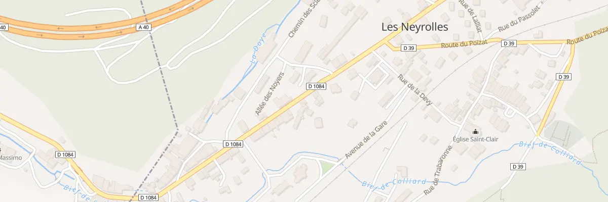 Plan du 36 Rte de Geneve aux Neyrolles