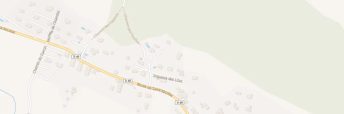 Plan du 54 Che de Berlan à Saint-Étienne-de-Crossey