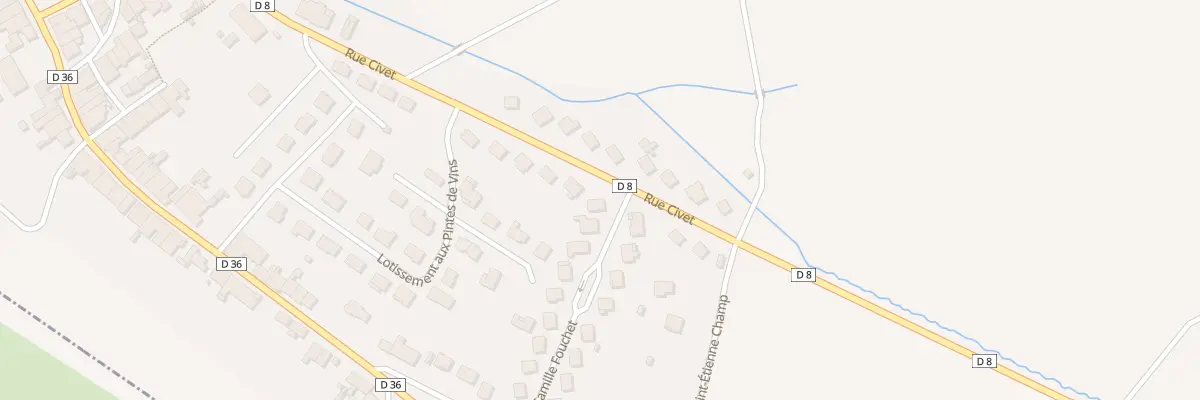 Plan du 2 Rue Camille Fouchet à Euville