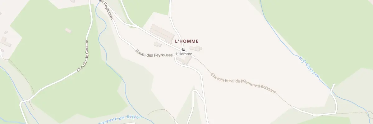 Plan du 36 Hameau de l’Homme à Roissard
