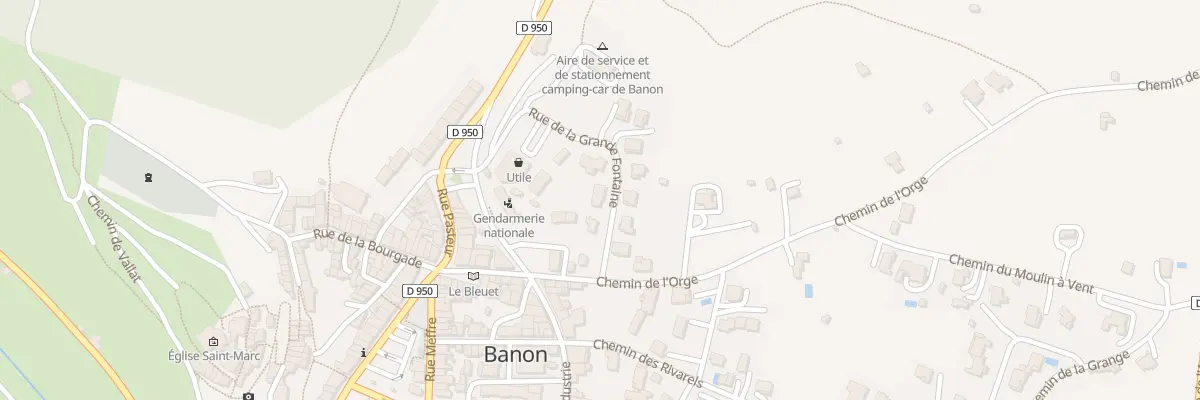 Plan du 71 Rue de la Grande Fontaine à Banon