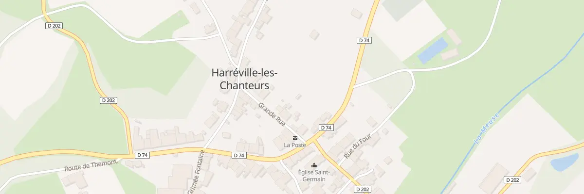 Plan du 6 Gr Grand Rue à Harréville-les-Chanteurs