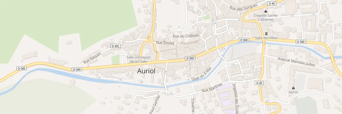 Plan du 45 Rue Grande à Auriol