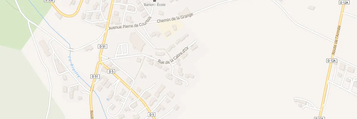 Plan du 338 Rue de la Cabre d’Or à Banon