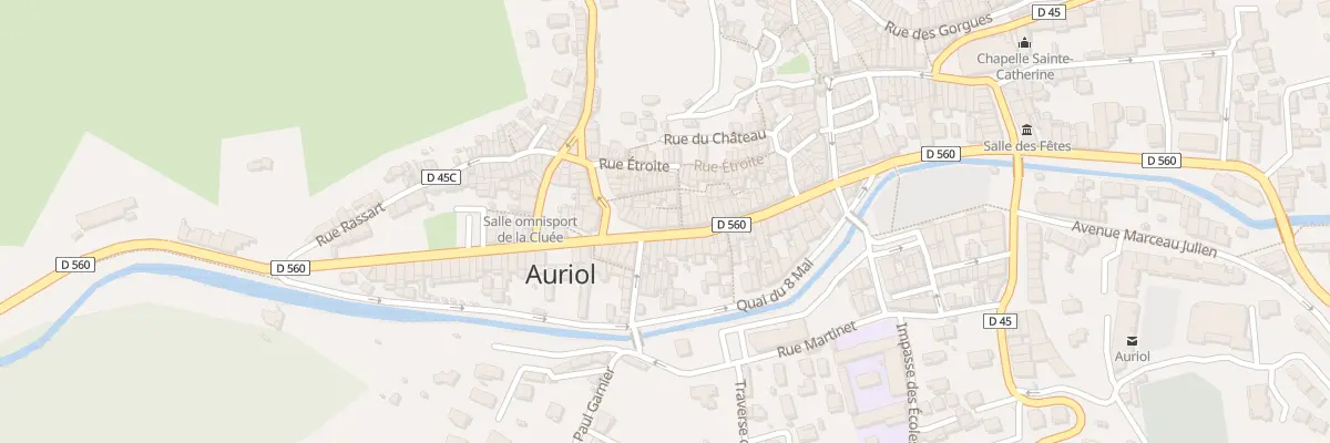 Plan du 43 Rue Grande à Auriol