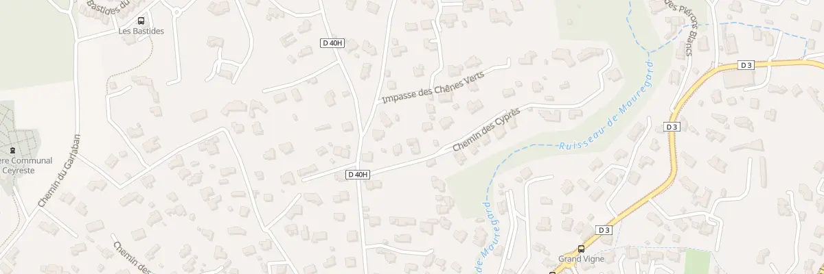 Plan du 9004 Che des Cypres à Ceyreste