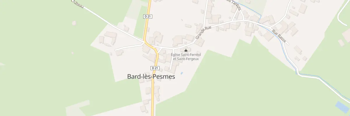Plan du 1 Imp de l’Ecole à Bresilley