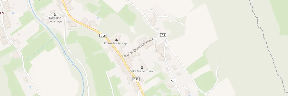 Plan du 5142 Rue du Quart aux Veaux à Nevy-sur-Seille