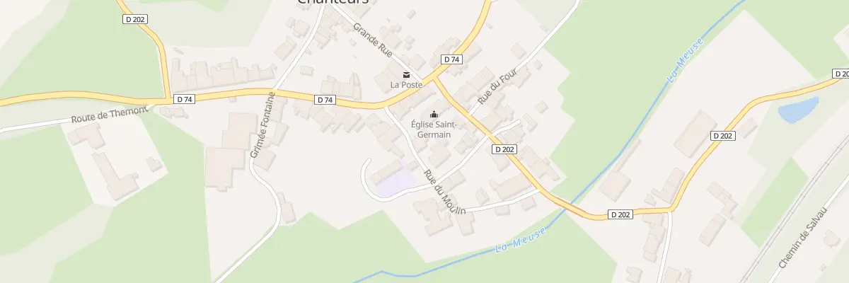 Plan du 3 Rue du Moulin à Harréville-les-Chanteurs