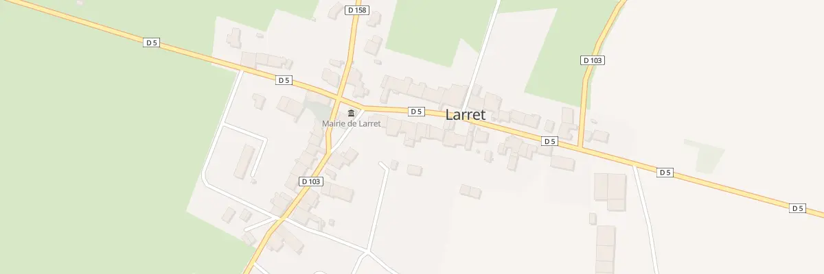 Plan du 17 Voie Romaine à Larret