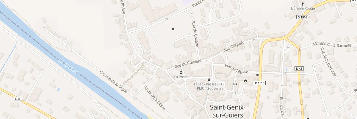 Plan du 76 Rue du couvent à Saint-Genix-les-Villages