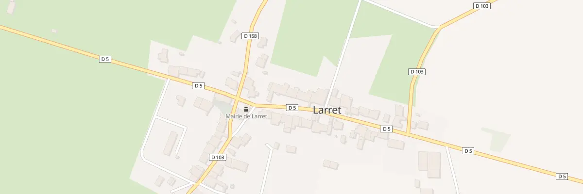 Plan du 18 Voie Romaine à Larret