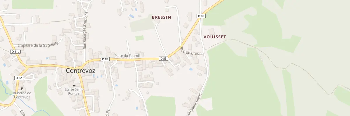 Plan du 5040 Contrevoz à Contrevoz