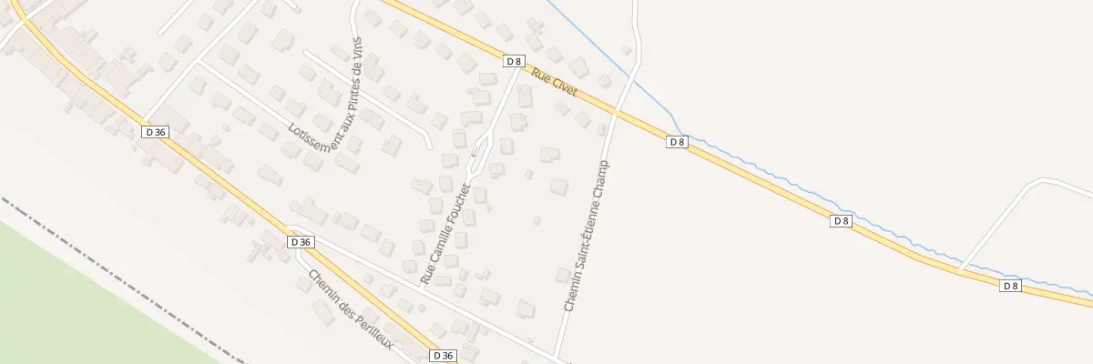 Plan du 4 Che St Etienne Champ à Euville