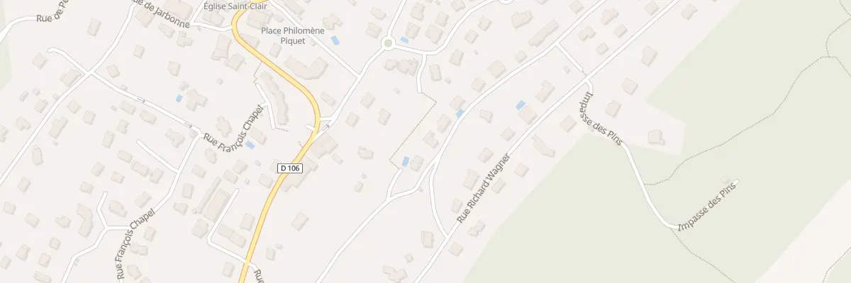 Plan du 103 Rue Charles Baudelaire à Oyonnax