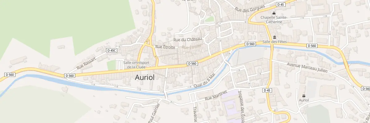 Plan du 9326 Rue Grande à Auriol