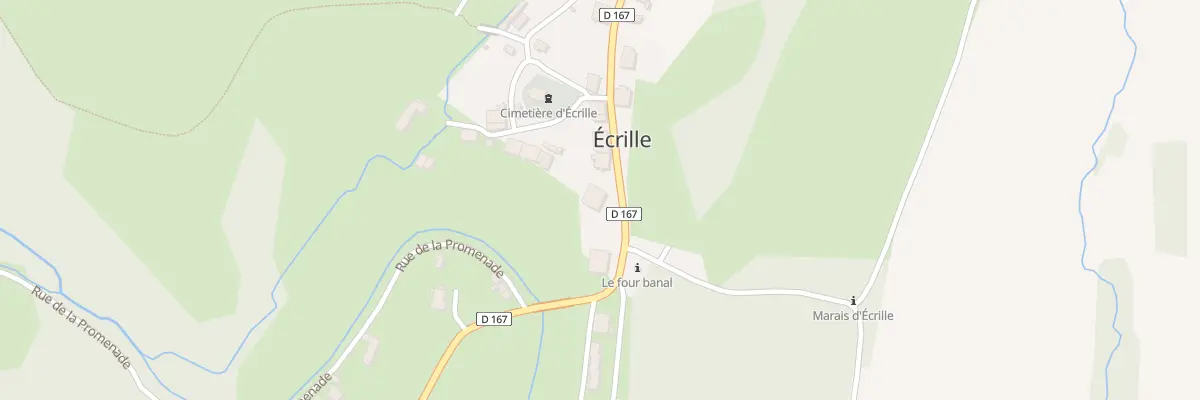 Plan du 20 Rue de la Valouse à Écrille