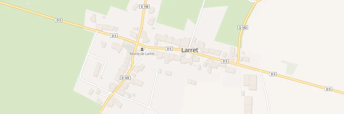Plan du 15 Voie Romaine à Larret