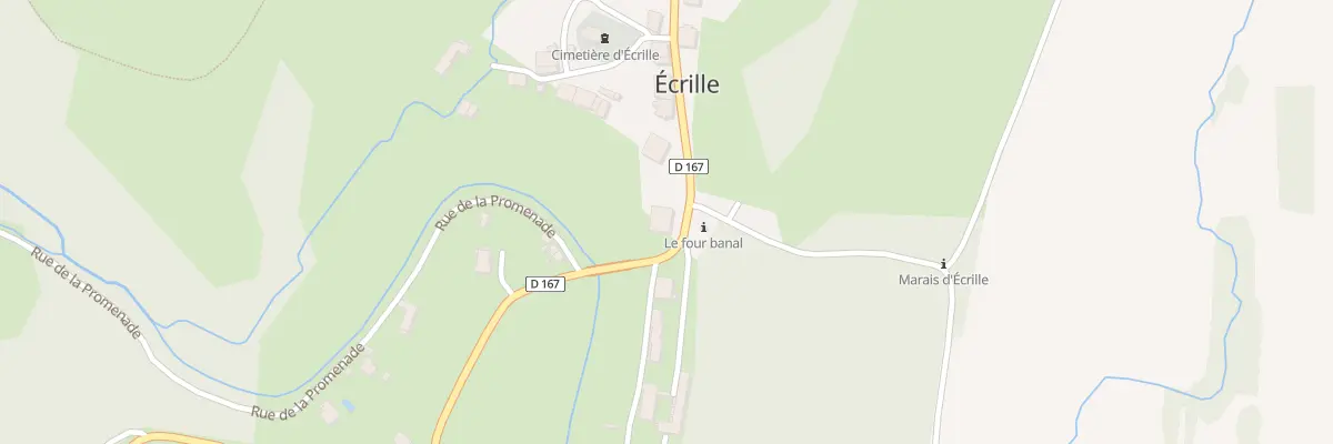 Plan du 22 Rue de la Valouse à Écrille