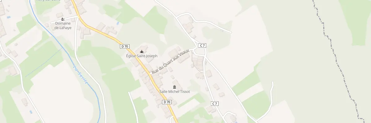 Plan du 92 Rue du Quart aux Veaux à Nevy-sur-Seille
