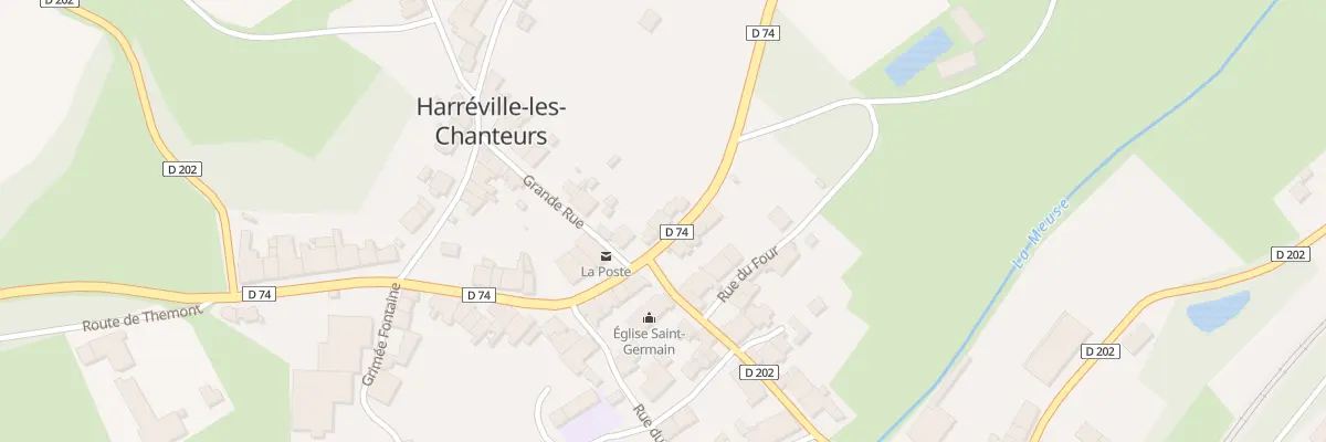 Plan du 33 Rue de Champagne à Harréville-les-Chanteurs
