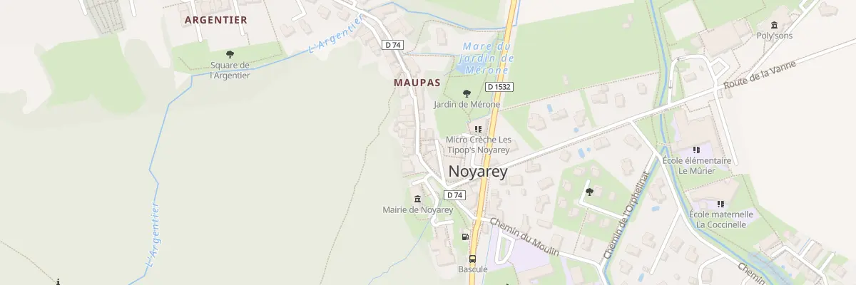 Plan du 108 Rue du Maupas à Noyarey