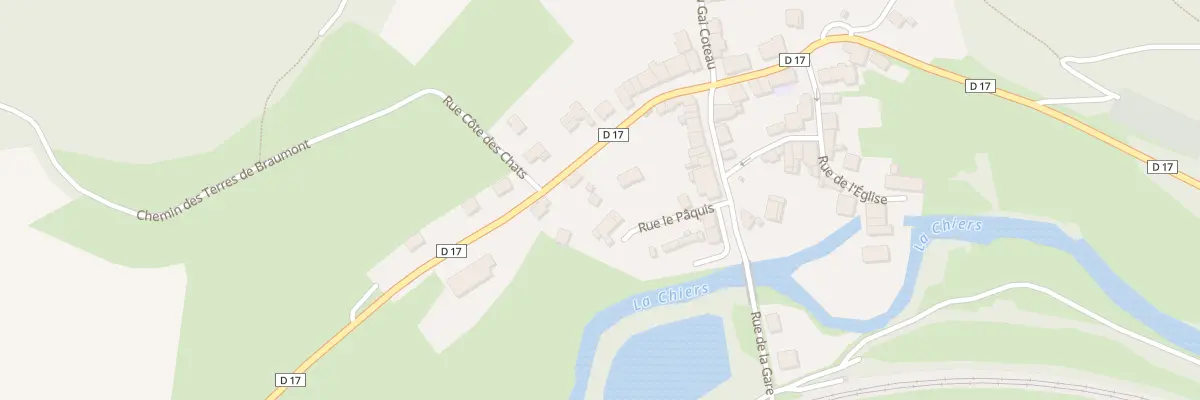 Plan du 1 Rue Le Paquis à Viviers-sur-Chiers