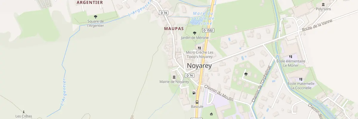 Plan du 90 Rue du Maupas à Noyarey