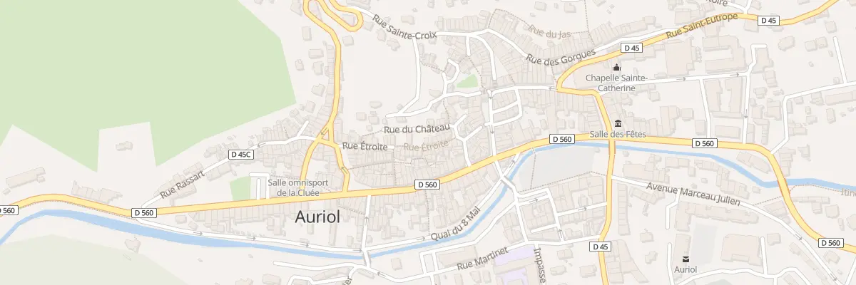 Plan du 8 Rue Etroite à Auriol