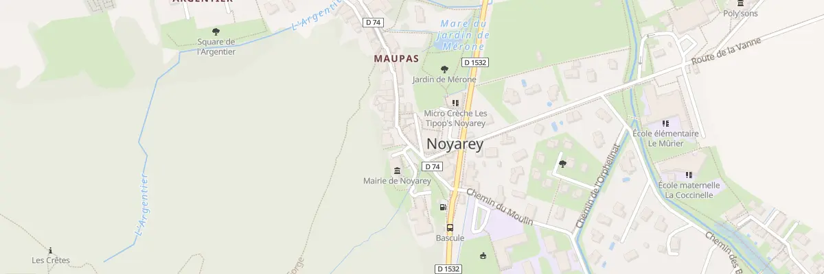 Plan du 72 Rue du Maupas à Noyarey