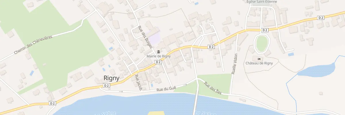Plan du 58 Rue des Epoux Blanchot à Rigny