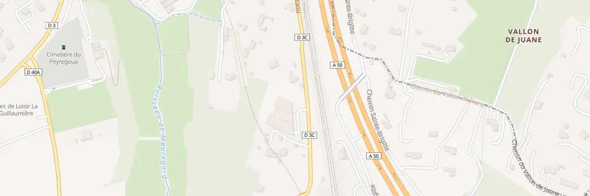 Plan du 447 Che du Pareyraou à La Ciotat