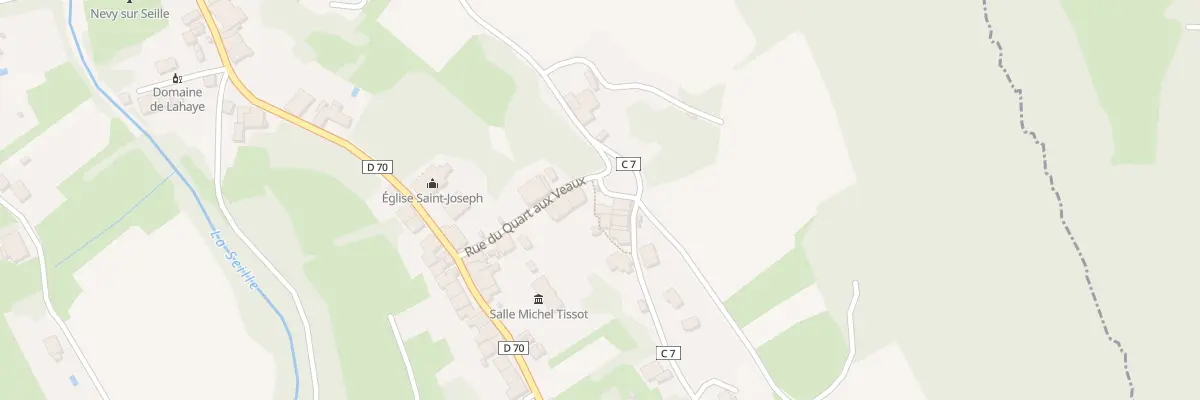 Plan du 120 Rue du Château Guinand à Nevy-sur-Seille