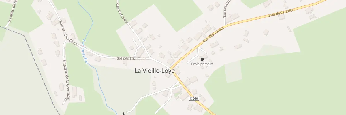 Plan du 4 Rue des Turots à La Vieille-Loye