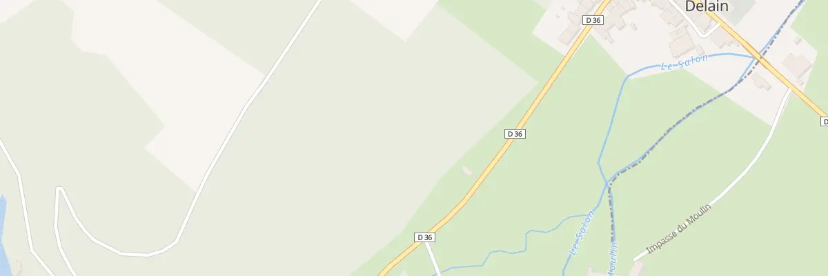 Plan du 23 Rte de Dampierre à Delain