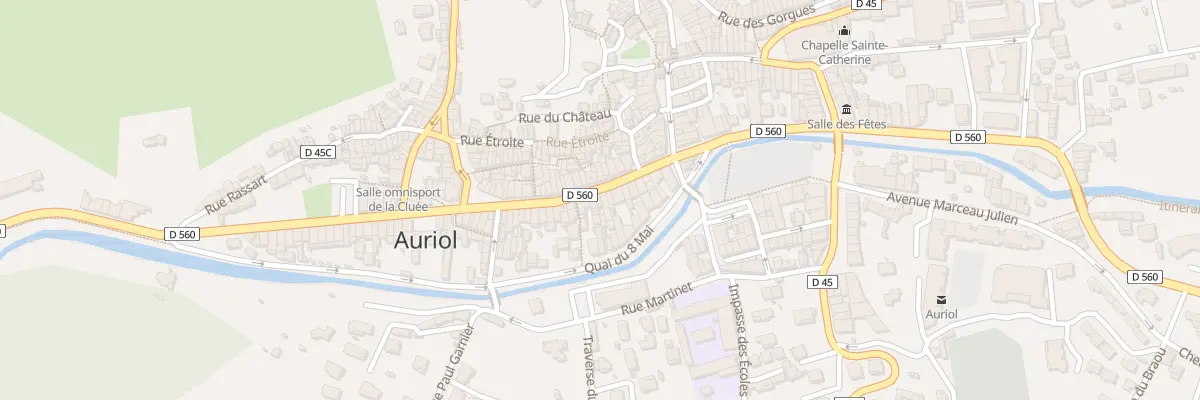 Plan du 22 Rue Grande à Auriol