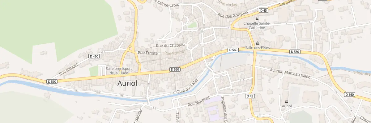 Plan du 13 Rue Grande à Auriol