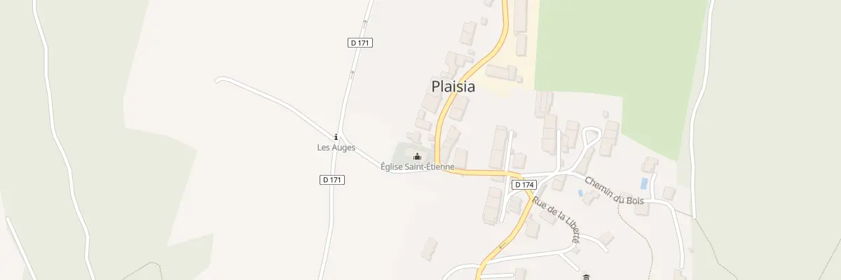 Plan du 2 Rue des Geais à Plaisia