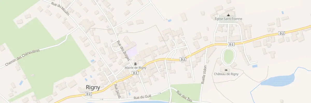 Plan du 69 Rue des Epoux Blanchot à Rigny